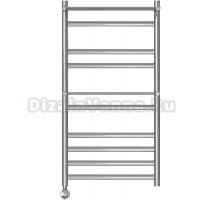 Полотенцесушитель электрический Point Артемида PN14150PE 50x100, c полкой