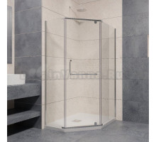 Душевой уголок RGW Passage PA-091 100х80, профиль хром, стекло прозрачное