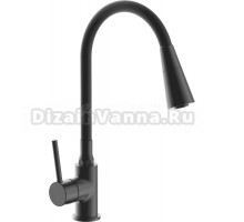 Смеситель для кухни Frap H44 F4044-6 с гибким изливом, черный