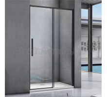 Душевая дверь в нишу Good Door Idea WTW-140-C-B 140 см, профиль черный