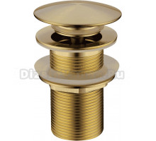 Донный клапан для раковины Boheme 612-MG matt gold, click-clack