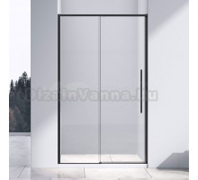 Душевая дверь в нишу Vincea Slim-N VDS-4SN110CLB 110 см, профиль черный
