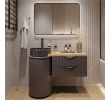 Мебель для ванной STWORKI Lotus 107 antracite