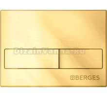 Кнопка смыва Berges Novum L9 золото глянец