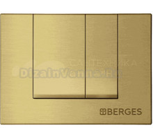 Кнопка смыва Berges Novum S8 бронза