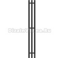 Полотенцесушитель электрический Point Гермес П3 PN13822B 12х120, черный