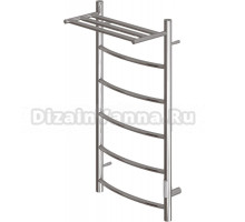 Полотенцесушитель электрический Point Афина П5 PN04848P 40х80, хром, с полкой