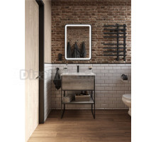 Мебель для ванной STWORKI Брамминг 65 напольная, дуб шерман серый