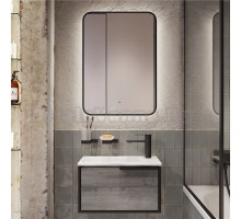 Мебель для ванной STWORKI Брамминг 50 подвесная, дуб шерман серый