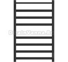 Полотенцесушитель электрический Point Меркурий PN83858PB 50х80 с полкой, черный