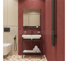 Мебель для ванной STWORKI Эстфолл 70, черный муар 11070-KL