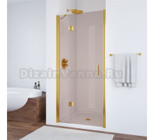 Душевая дверь в нишу Vegas Glass AFP TUR NOVO h1890 100 09 05 L профиль золото, стекло бронза