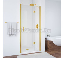 Душевая дверь в нишу Vegas Glass AFP TUR NOVO h1890 110 09 01 R профиль золото, стекло прозрачное