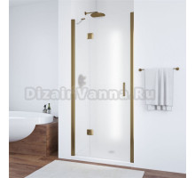 Душевая дверь в нишу Vegas Glass AFP TUR NOVO h1890 110 05 10 L профиль бронза, стекло сатин