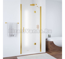 Душевая дверь в нишу Vegas Glass AFP TUR NOVO h1890 120 09 10 R профиль золото, стекло сатин