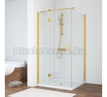 Душевой уголок Vegas Glass AFP-Fis TUR NOVO h1890 120*80 09 01 L профиль золото, стекло прозрачное