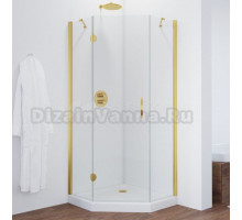 Душевой уголок Vegas Glass AFA-Pen TUR NOVO h1890 90 09 01 L профиль золото, стекло прозрачное