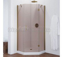 Душевой уголок Vegas Glass AFA-Pen TUR NOVO h1890 90 05 05 R профиль бронза, стекло бронза