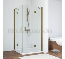 Душевой уголок Vegas Glass AFA TUR NOVO h1890 80 05 01 профиль бронза, стекло прозрачное