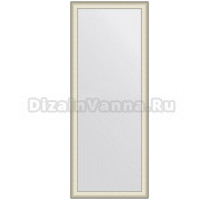 Зеркало Evoform Definite Floor BY 6041 79х200 белая кожа с хромом, в багетной раме, напольное
