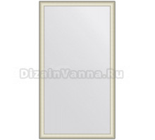 Зеркало Evoform Definite Floor BY 6042 109х200 белая кожа с хромом, в багетной раме, напольное
