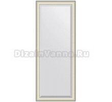 Зеркало Evoform Definite Floor BY 6191 79х200 белая кожа с хромом, с фацетом, в багетной раме, напольное