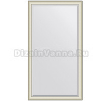 Зеркало Evoform Exclusive-G Floor BY 6192 109х200 белая кожа с хромом, с фацетом, в багетной раме, напольное