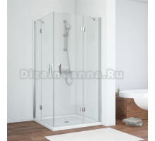 Душевой уголок Vegas Glass AFA TUR NOVO h1890 120 08 01 профиль глянцевый  хром, стекло прозрачное