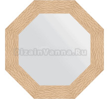 Зеркало Evoform Octagon BY 3797 67 золотые дюны, в багетной раме