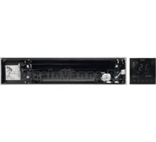 Конвектор отопления KVZ Slim KVZ-Vent-180-70-800-1V-UA без решетки, термостат черный