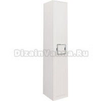 Шкаф-пенал La Fenice Cubo белый, ручка хром