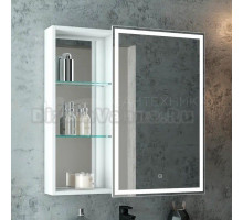 Зеркало-шкаф CONTINENT Aperio R 80х80 с подсветкой