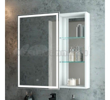 Зеркало-шкаф CONTINENT Aperio L 80х80 с подсветкой