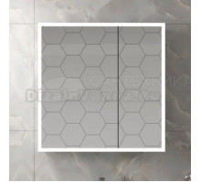 Зеркало-шкаф CONTINENT Reflex 80х80 с подсветкой