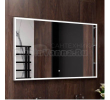 Зеркало CONTINENT Sting Silver 120х70 с подсветкой