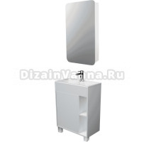 Мебель для ванной 1MarKa Lido 60Н белый глянец