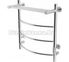 Полотенцесушитель электрический TermoSmart Глория 50х60, хром, с полкой