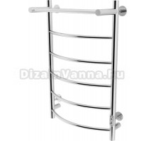 Полотенцесушитель электрический TermoSmart Глория 50х80, хром, с полкой