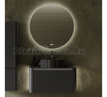 Мебель для ванной Jorno Lumino 80 антрацит