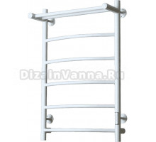 Полотенцесушитель электрический TermoSmart Глория 50х80, белый матовый, с полкой