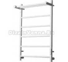 Полотенцесушитель электрический TermoSmart Премьер 50х80, белый матовый, с полкой