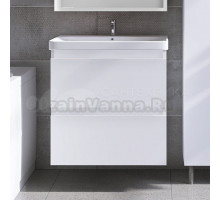 Тумба с раковиной VIANT Мальта 60 подвесная, белая