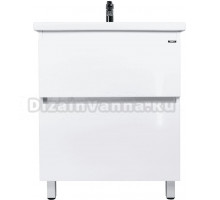 Тумба с раковиной VIANT Мальта 60 напольная, белая