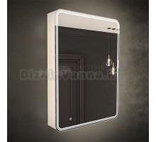 Зеркало-шкаф Art&Max Verona L 60х80 белое, с LED-подсветкой, 6000К
