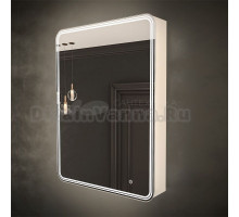 Зеркало-шкаф Art&Max Verona R 60х80 белое, с LED-подсветкой, 6000К