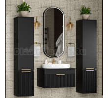 Мебель для ванной Brevita Enfida 70 подвесная, черная