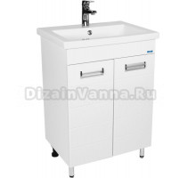 Тумба с раковиной VIANT Вена 60 напольная, белая