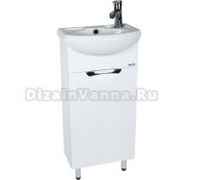 Тумба с раковиной VIANT Барселона 40 напольная, белая