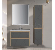 Мебель для ванной ASB-Mebel Диана 60 серый, дуб янтарный