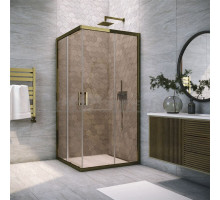 Душевой уголок Vegas Glass ZA Tur Novo h1900 100 05 05 профиль бронза, стекло бронза